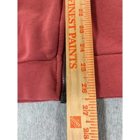 Nike Black‎ Label Cotton Blend Swoosh Hoodie Jacket (Women's XL) Blush Red - Picture 10 of 12